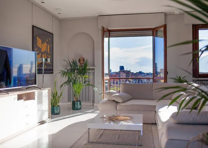 Stelvio Rooftop - Penthouse Skyline With Terrace And Jacuzzi